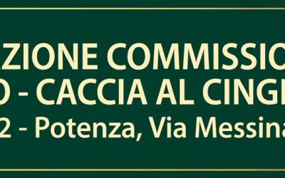 Convocazione delle Commissioni di Distretto n. 1 – 2- 3- 4 per la caccia al cinghiale